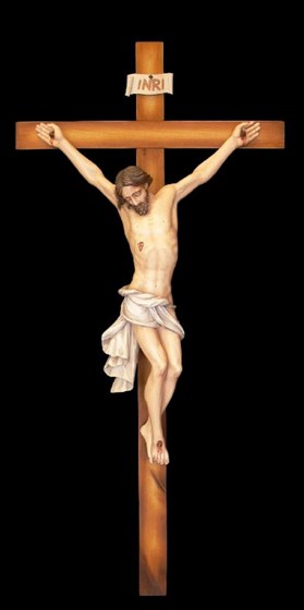 Krzyże i krucyfiksy: Drewniane krucyfiksy 